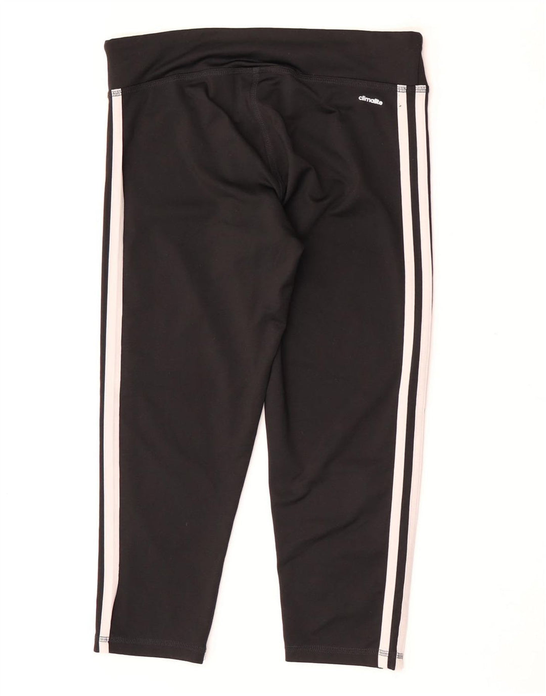 Adidas Dame Climalite Capri Leggings UK 12/14 Medium Black Polyester