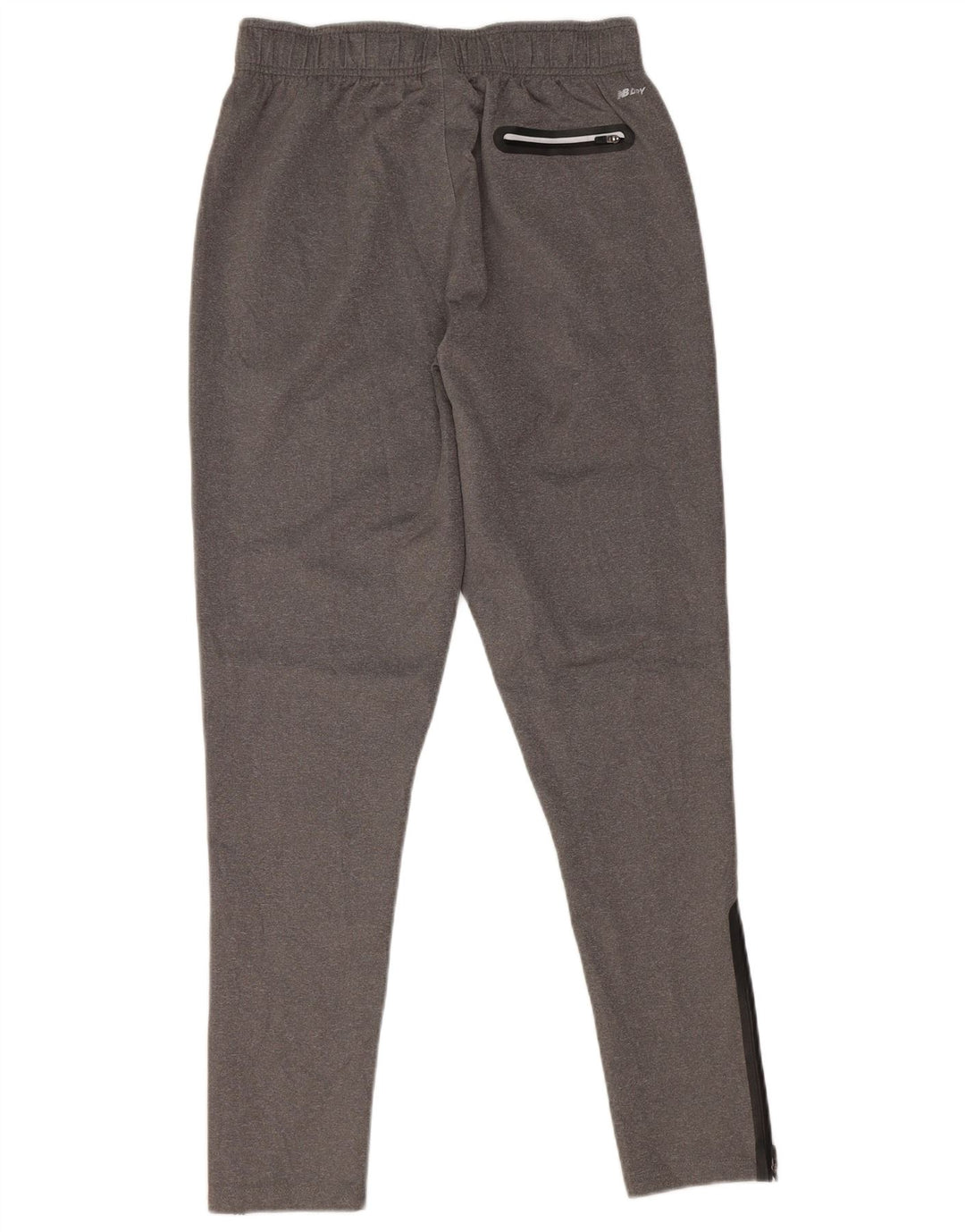 New Balance Mens Tracksuit Trousers Small Grey Polyester