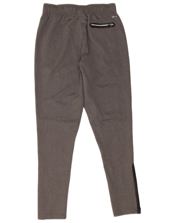 New Balance Mens Tracksuit Trousers Small Grey Polyester