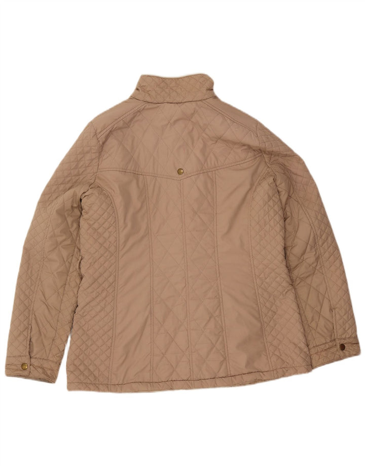 Giacca trapuntata Petite da donna Wallis UK 14 Large Beige Poliestere