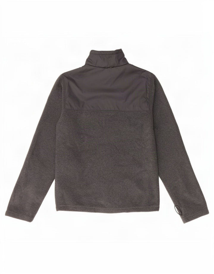 Columbia Mens Fleece Jacket UK 34 XS Grey Polyester