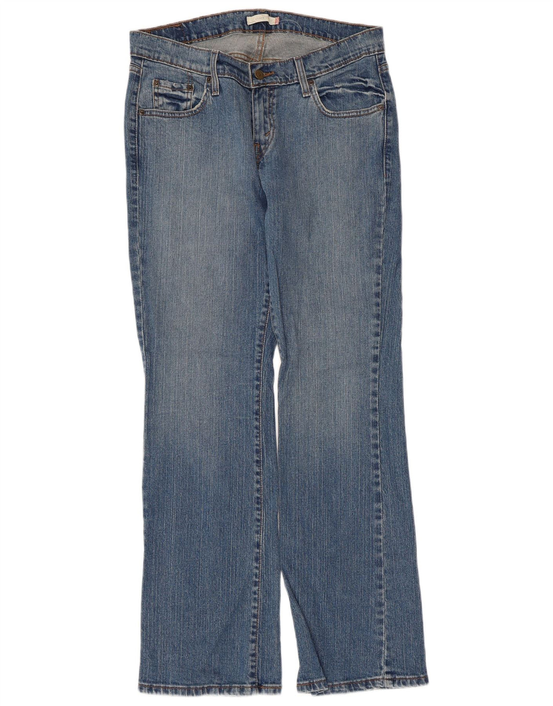 Levi's Womens Curvy Straight Jeans W34 L31  Blue