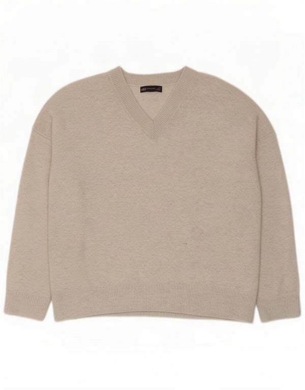 Marks & Spencer Maglione da uomo con scollo a V XL Grigio Poliestere