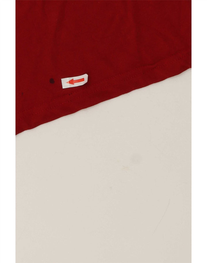 Adidas Mens Indiana Graphic T-Shirt Top XL Red Polyester