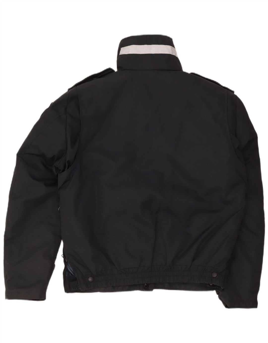 Blauer Herren-Militär-Utility-Jacke UK 42 XL, schwarzes Nylon