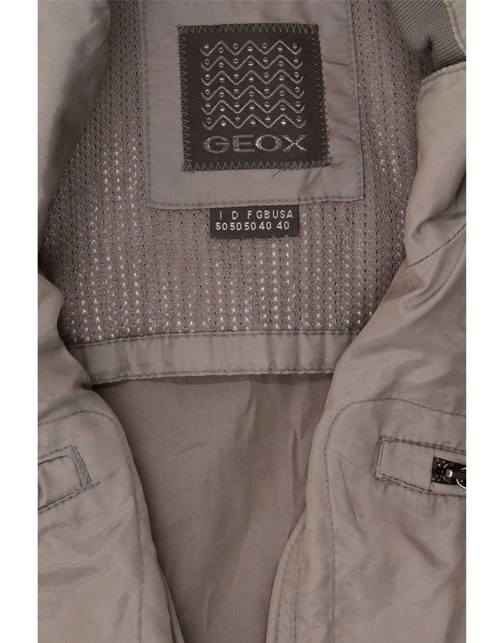 Geox Chaqueta utilitaria para hombre UK 40 Large Grey