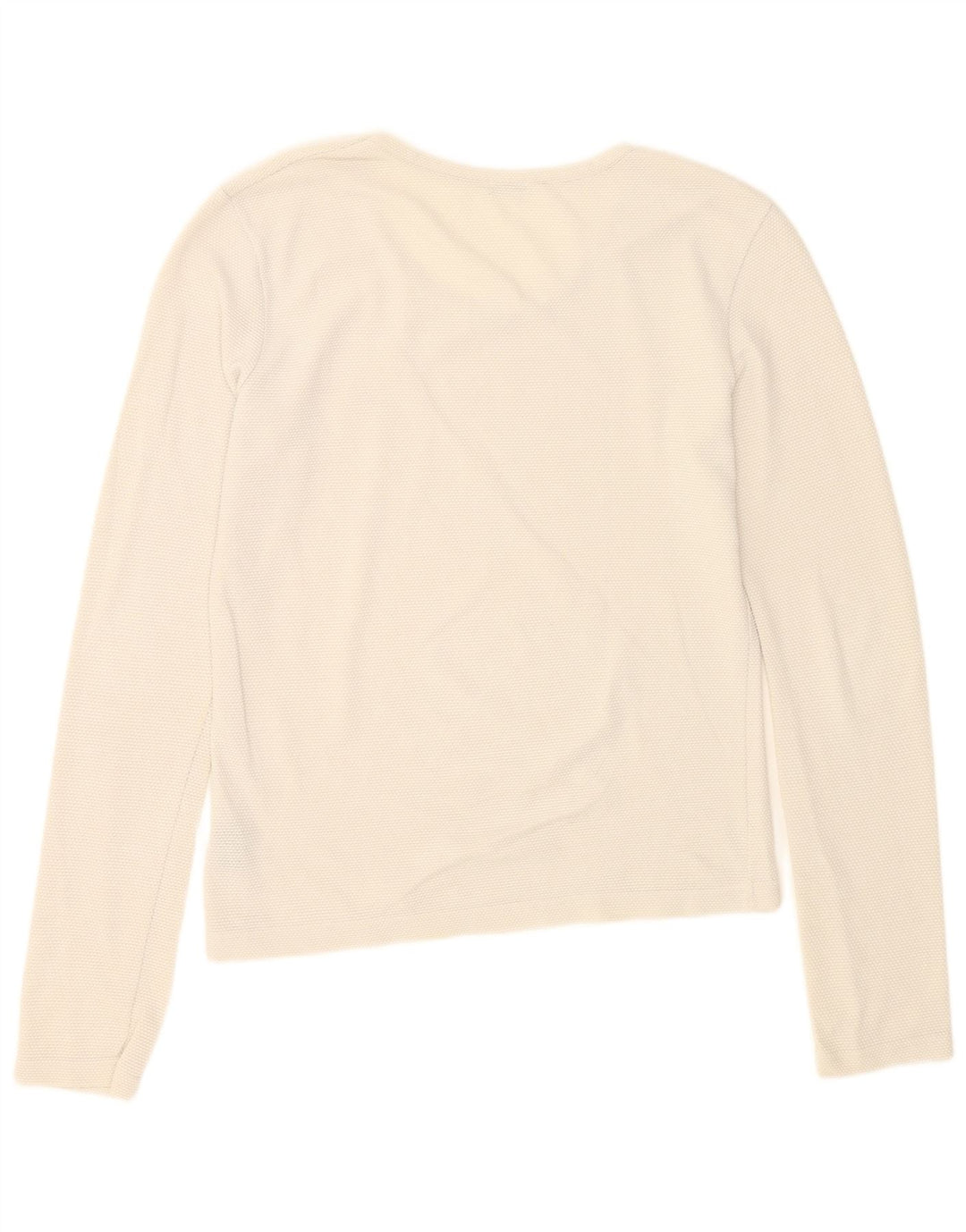 Guess Damen Top Langarm UK 14 Large Weiß