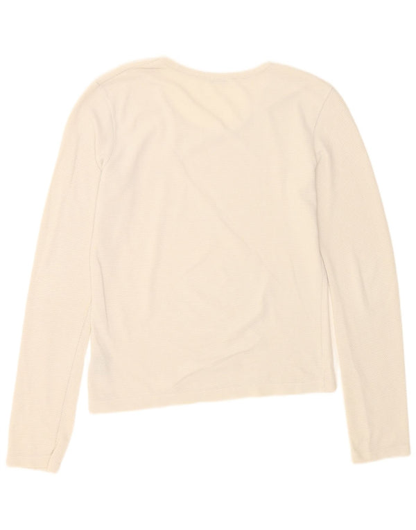 Top da donna a maniche lunghe Guess UK 14 Large Bianco