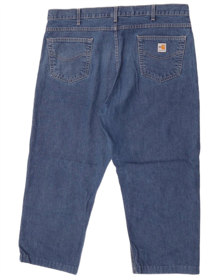 Jeans corti da uomo Carhartt W42 L26 Blu