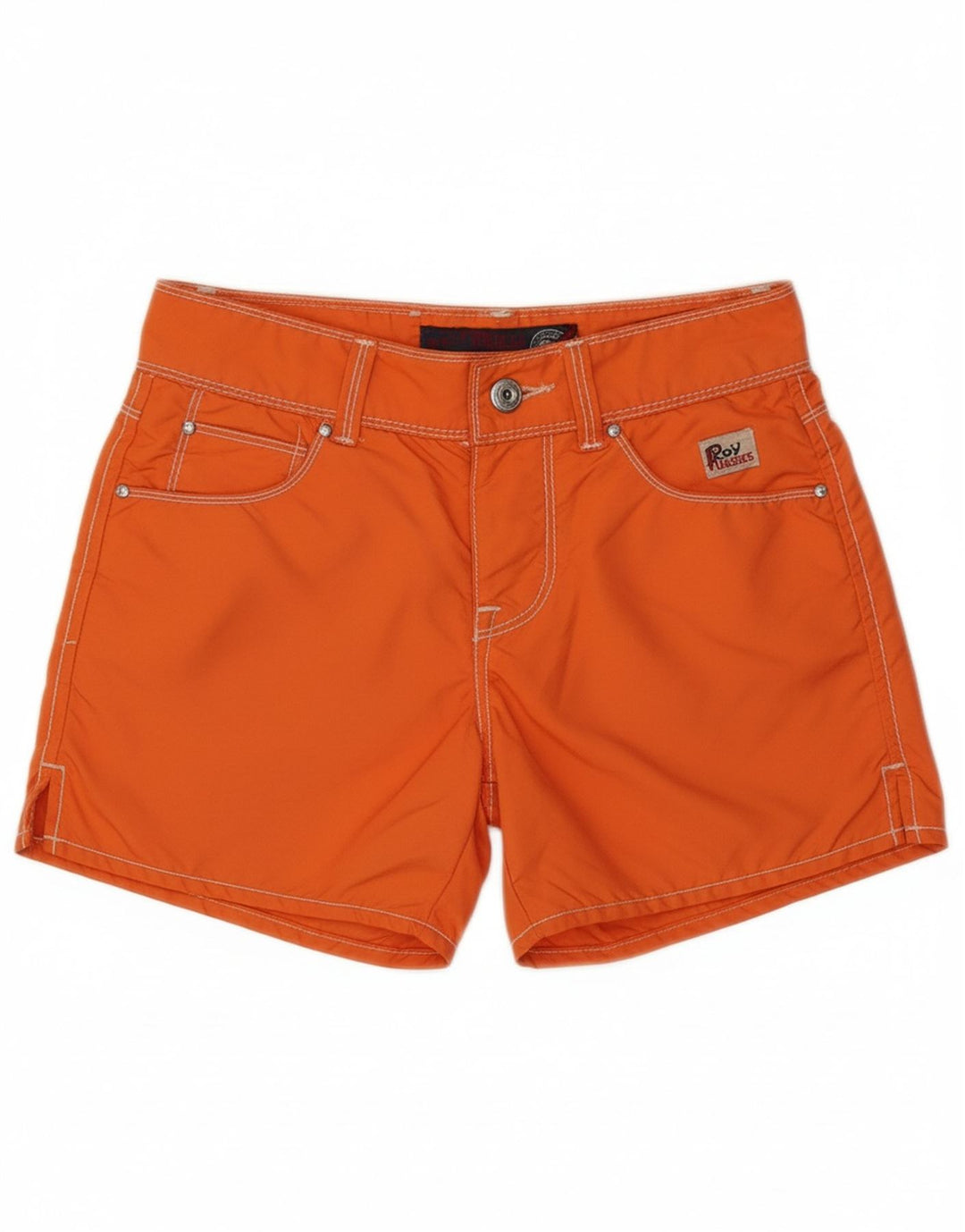 ROY ROGERS Boys Casual Shorts 9-10 Years W24  Orange Polyester