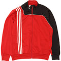 Adidas Træningsdragt til mænd Topjakke UK 38/40 Medium Rød Colourblock Polyester