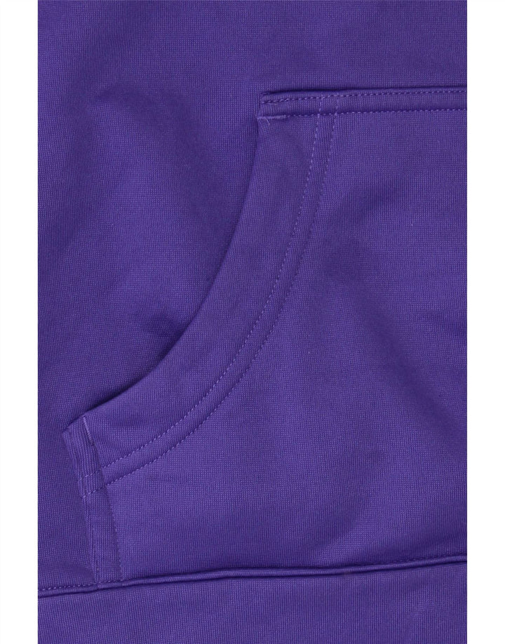 Felpa con cappuccio da uomo UNDER ARMOUR poliestere viola medio