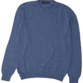 Liberto Herren-Pullover mit Rundhalsausschnitt, IT 52, große blaue Wolle