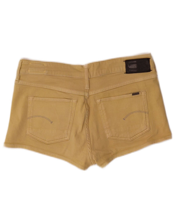 Pantaloni caldi in denim G-Star da donna 3301 W26 piccoli in cotone giallo