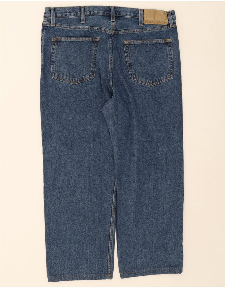 EDDIE BAUER Mens Straight Jeans W36 L26 Blue Cotton Vintage Eddie Bauer and Second-Hand Eddie Bauer from Messina Hembry 