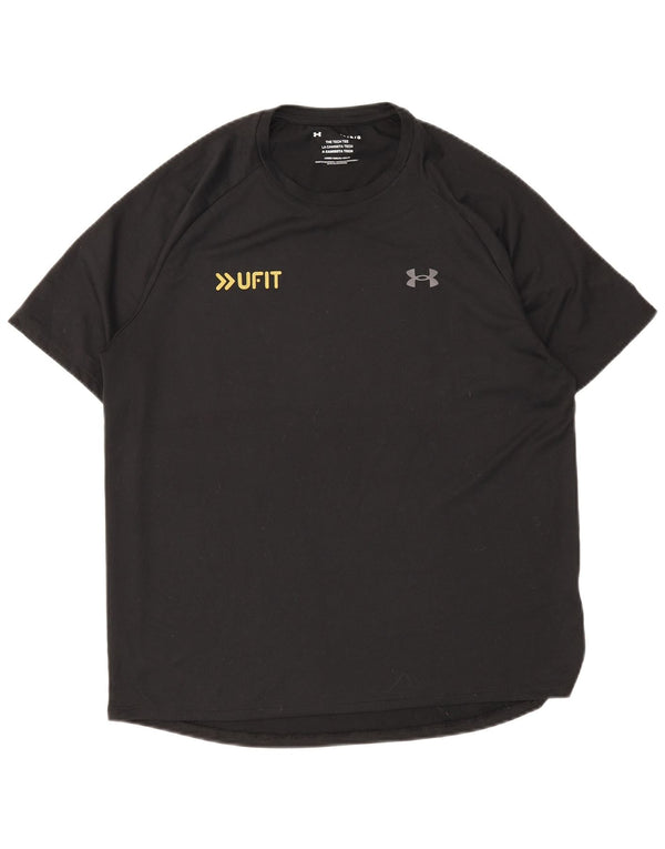 T-shirt grafica da uomo Under Armour grande nera
