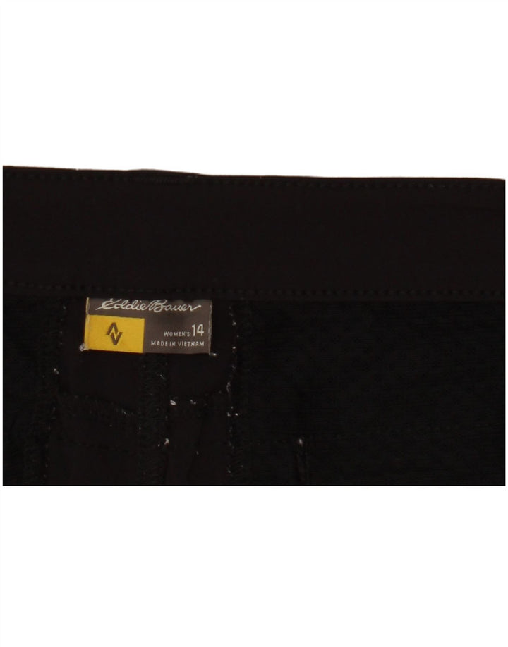 Eddie Bauer Casual Shorts til kvinder US 14 XL W36 Sort