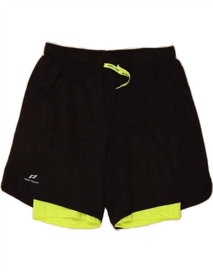 PRO TOUCH Mens Sport Shorts Medium  Black