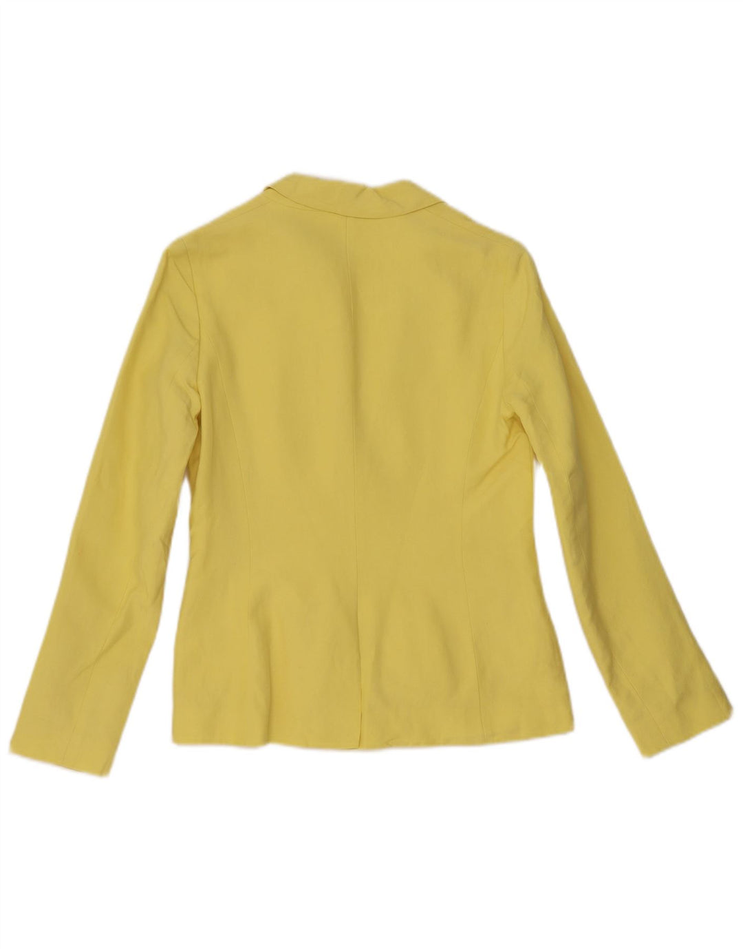 Hobbs Veste Blazer 1 Bouton Femme UK 8 Petite Soie Jaune