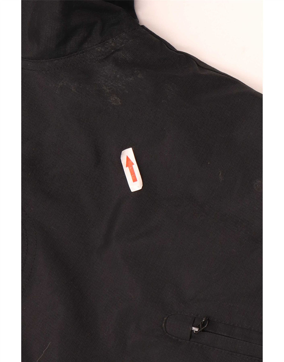 Nike Mens Graphic Hooded Windbreaker Jacket UK 42/44 Large Black Polyester