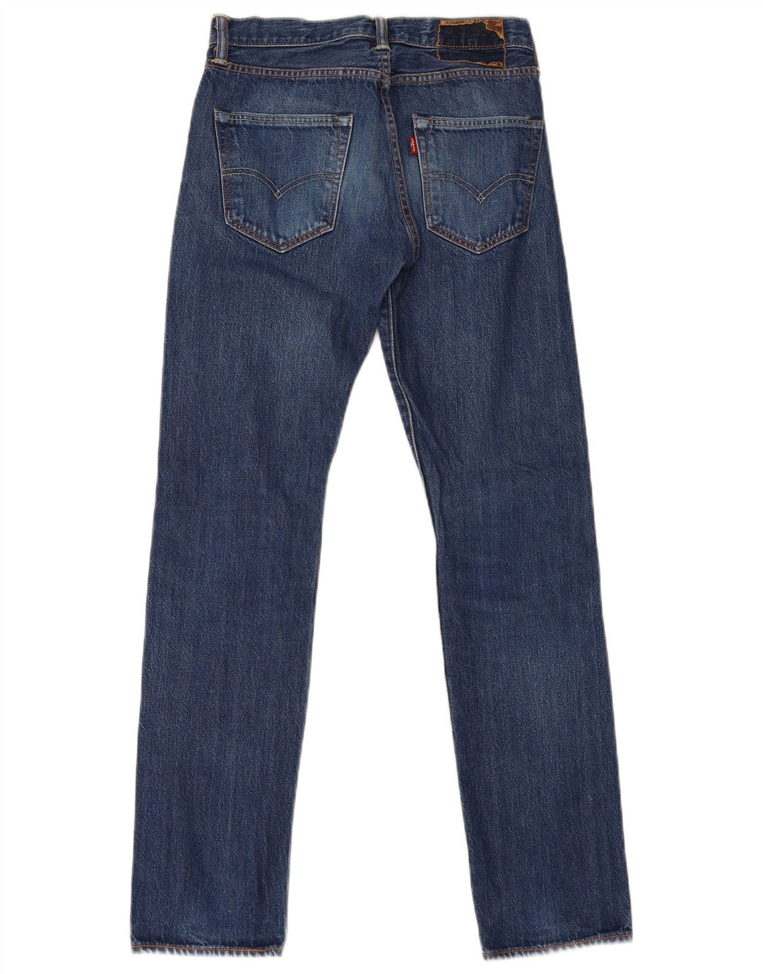 Levi's Mens Straight Jeans W28 L32 Navy Blue Cotton