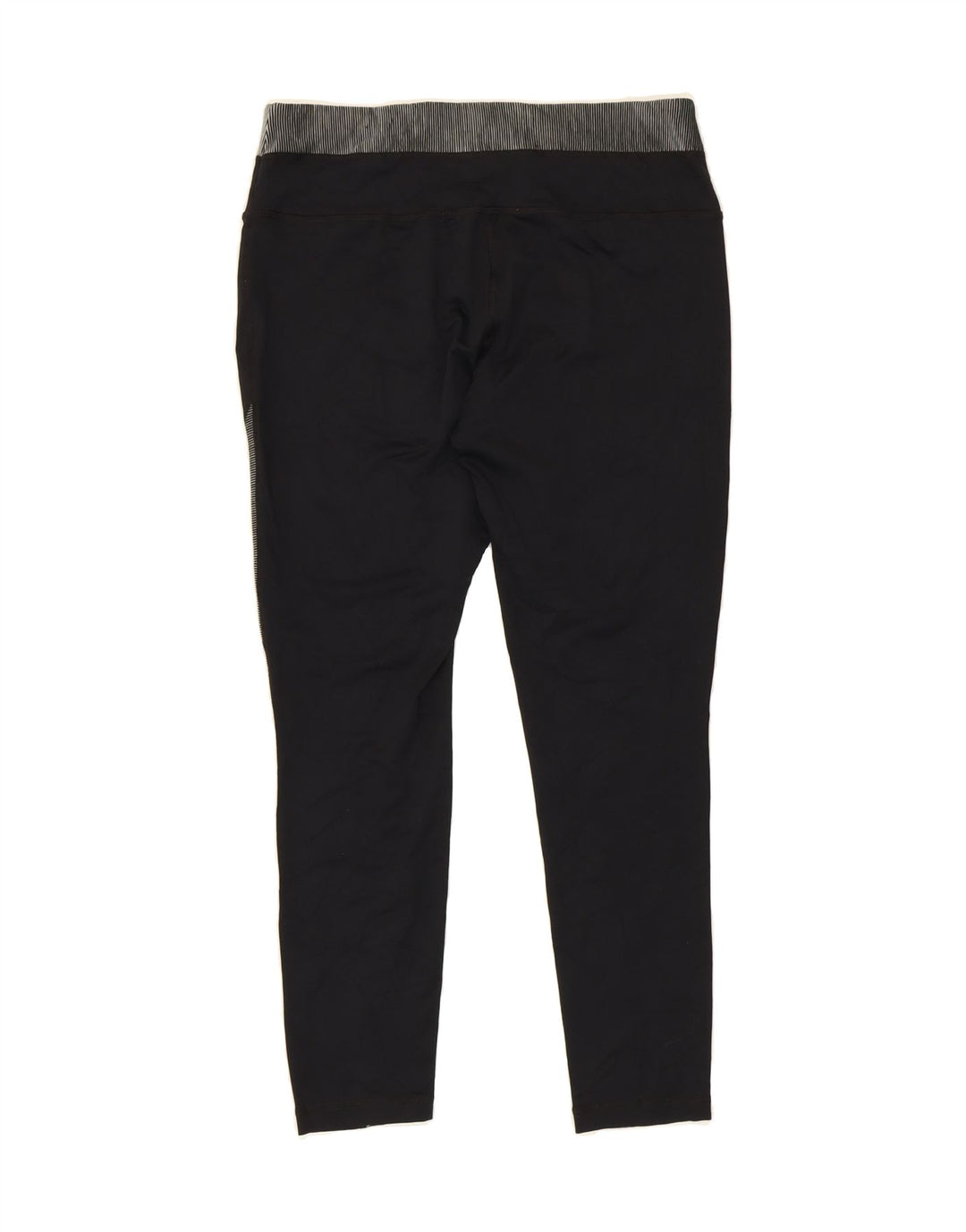 FILA Womens Leggings UK 14 Large  Black Colourblock Polyester Vintage Fila and Second-Hand Fila from Messina Hembry 