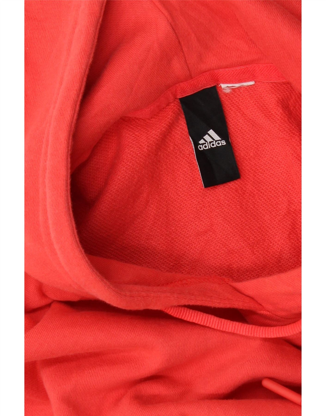ADIDAS Mens Hoodie Jumper Small Red Colourblock Vintage Adidas and Second-Hand Adidas from Messina Hembry 