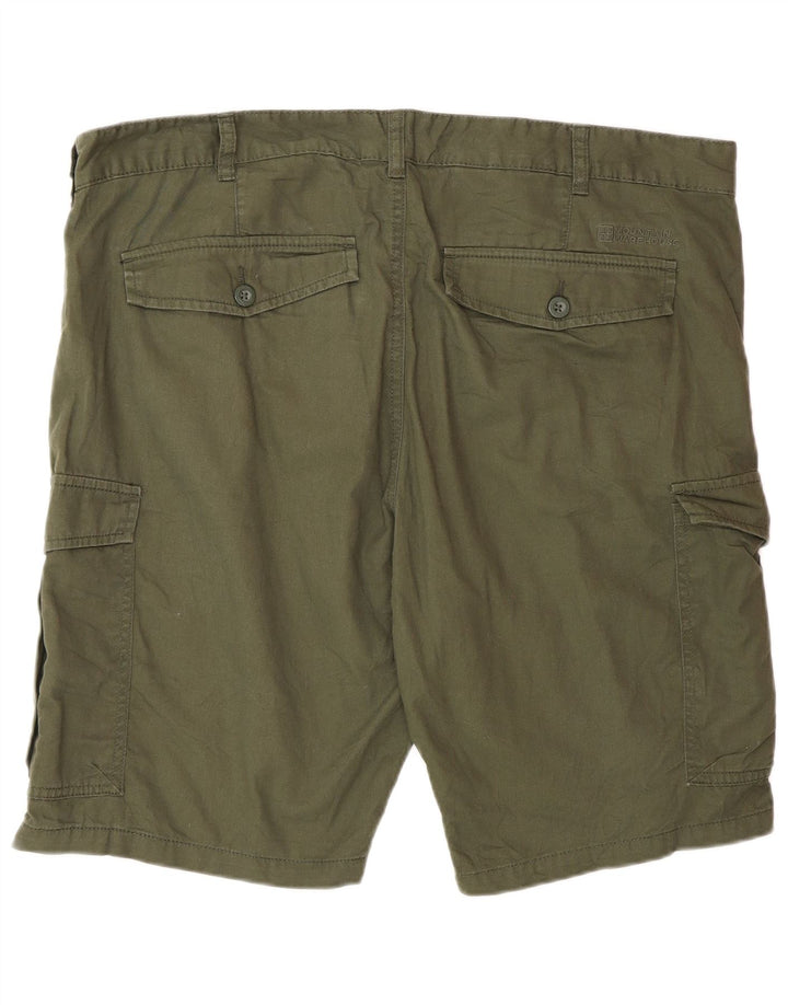 Mountain Warehouse Mens Cargo Shorts W40 XL Green Cotton
