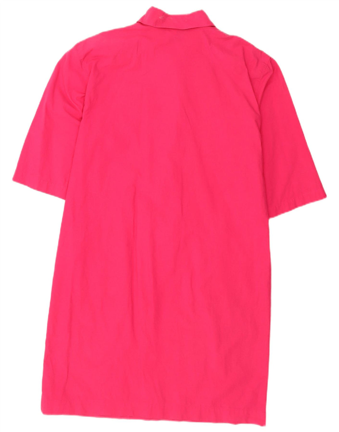 Vintage Dame Kortærmet Pullover Skjortekjole IT 42 Medium Pink