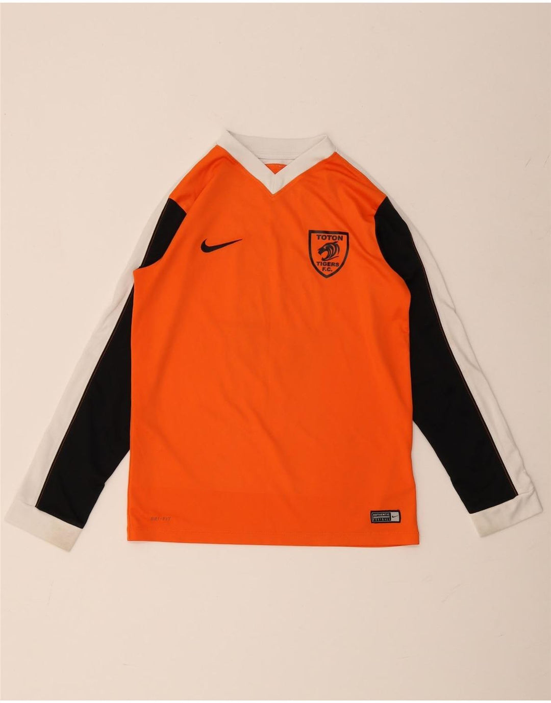 Nike Boys Grafisk Top Langærmet 12-13 År Stor Orange
