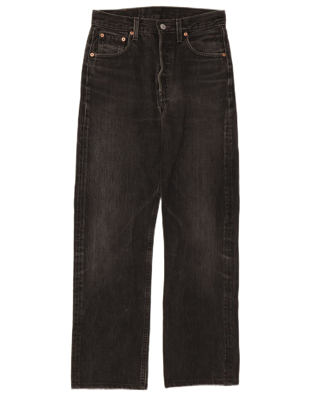 Levi's Womens Straight Jeans W28 L28 Black Cotton