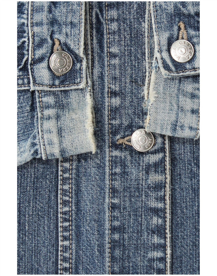 Giacca in denim da donna Carrera UK 12 cotone blu medio