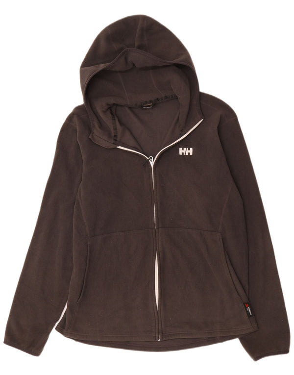 Мужская флисовая куртка Helly Hansen с капюшоном UK 40, большая серая, полиэстер