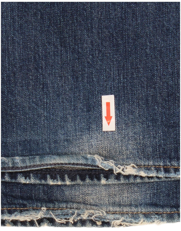 Fat Face Herre Bootcut Jeans W36 L32 Marineblå Bomuld