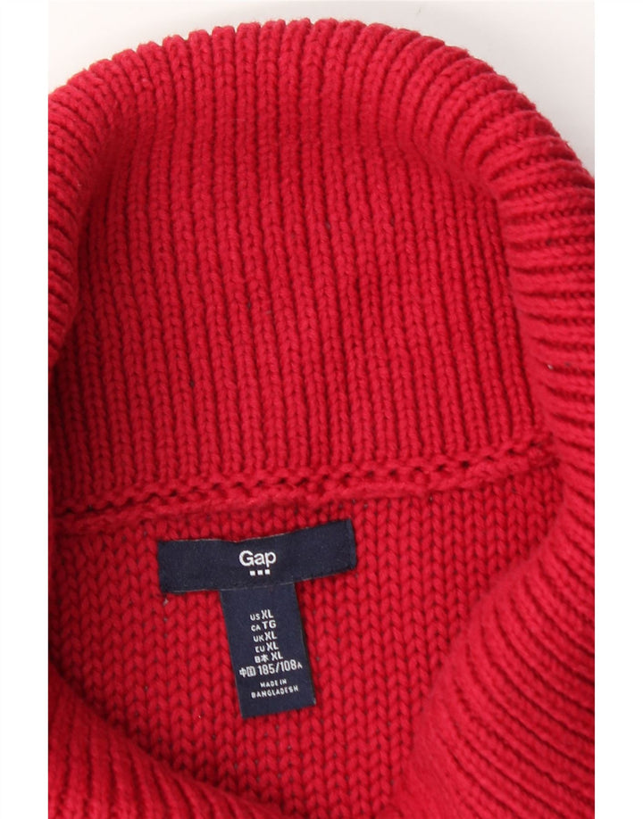 Maglione Gap da uomo con collo a scialle XL rosso