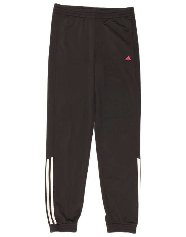 Adidas Pantalon de Survêtement Fille 14-15 ans Noir Polyester