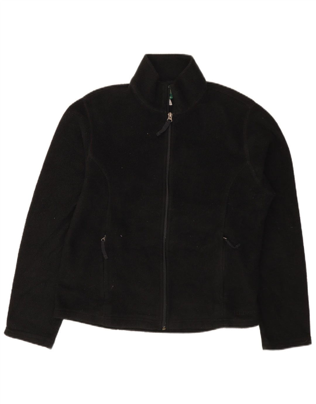 L.L.Bean Damen Fleecejacke UK 14 Medium Schwarz Polyester