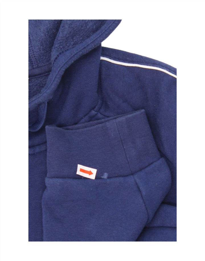 ADIDAS Mens Hoodie Jumper Large Blue Cotton Vintage Adidas and Second-Hand Adidas from Messina Hembry 
