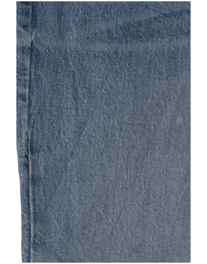 Zara Dame Straight Jeans EU 40 Medium W30 L31 Blå
