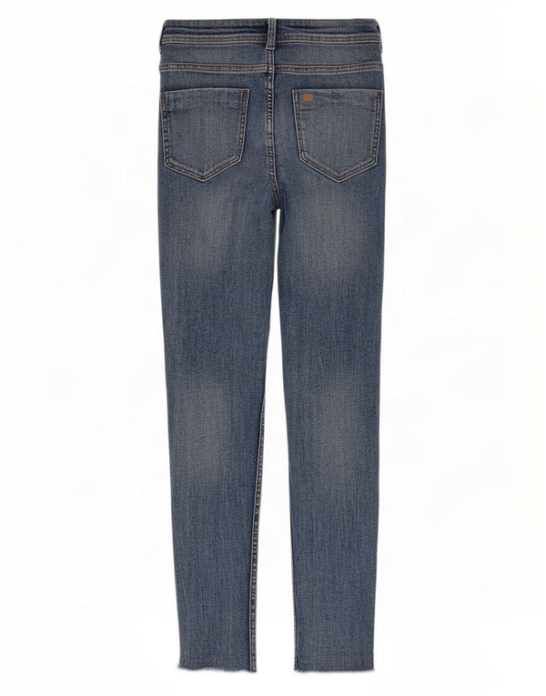 Женские потертые джинсы скинни Zara EU 36 XS W26 L28, синий хлопок