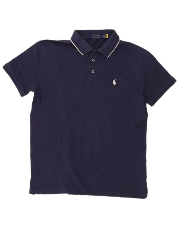 Polo Ralph Lauren Herre Custom Slim Fit skjorte medium marineblå bomuld