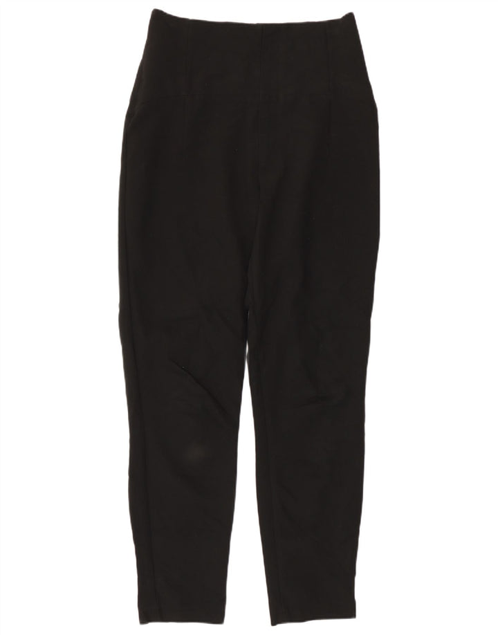 Zara Womens Slim Casual Trousers Medium W28 L28 Black
