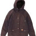 Мужская ветровка с капюшоном Carhartt UK 36, маленькая, темно-синяя, полиэстер