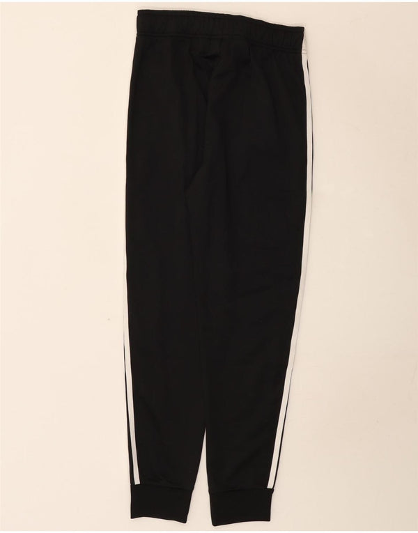Adidas Boys Tracksuit Trousers Joggers 13-14 Years Black Polyester