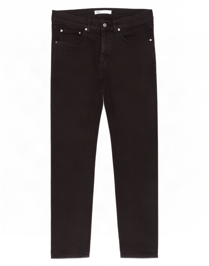Мужские джинсы Zara Slim EU 40 Medium W31 L30, черный хлопок