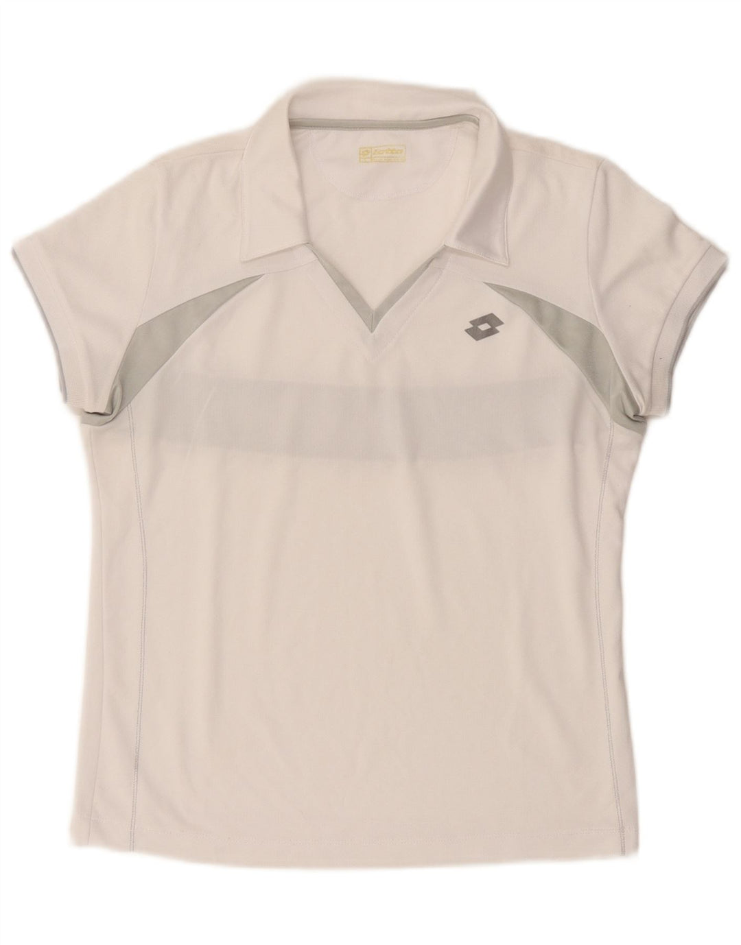 Polo da donna Lotto UK 12 Medium White Colourblock