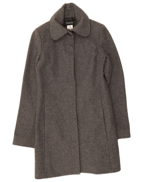 Patrizia Pepe Abrigo Mujer IT 40 Small Gris Lana