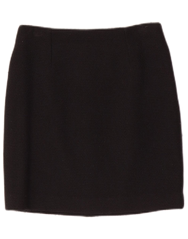 Etam Femme Mini Jupe IT 36 XS W24 Laine Noir