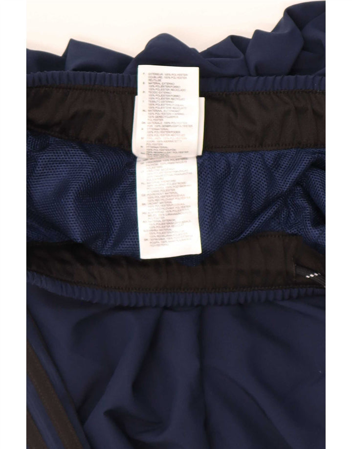Pantaloni da tuta Adidas Climalite da uomo di grandi dimensioni in poliestere blu navy