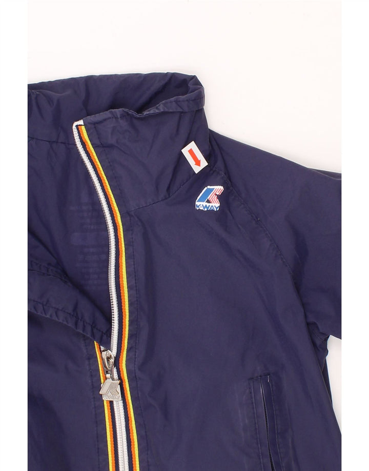 K-WAY Baby Boys Bomber Jacket 18-24 Months Navy Blue Vintage K-Way and Second-Hand K-Way from Messina Hembry 
